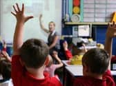 Teacher in a classroom