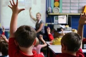 Teacher in a classroom