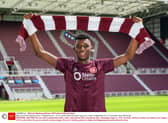 Musa Drammeh has signed a three-year deal with Hearts.