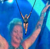 Pink performing during her Summer Carnival tour. 