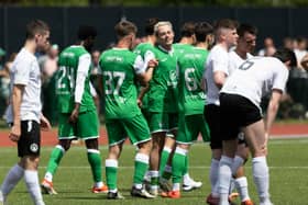 Harry McKirdy was among the goalscorers in Hibs' emphatic win over Edinburgh City.
