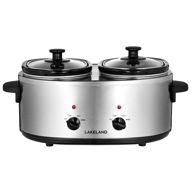 Lakeland 2-Pot Slow Cooker