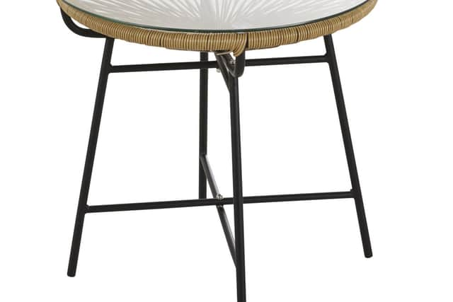 Marlow 6 Seater Rattan Effect Round Garden Table & Chairs, M&S Collection, M&S