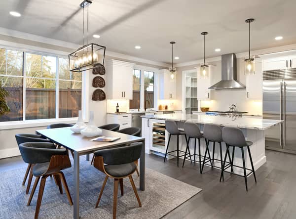 Buy a dining table that’s as large as the space you can have available can accommodate