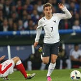 France’s Antoine Griezmann in the 2016 Euros, where he picked up the Golden Boot