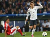 France’s Antoine Griezmann in the 2016 Euros, where he picked up the Golden Boot