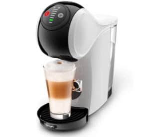 De’Longhi Dolce Gusto EDG225.W Genio S Pod Coffee Machine, compact design, adjustable drink size, 0,8L removable water tank