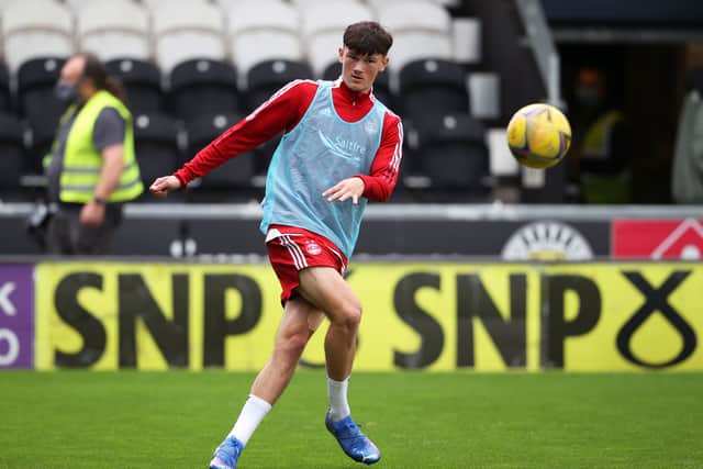 Aberdeen’s 18-year old full back Calvin Ramsay has earned rave reviews for his performances with the Dons this season 