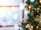 Christmas decorations from Gisela Graham and Lidl, along with Christmas lights 