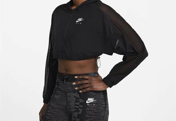Air Women’s Crop Running Jacket. (Pic: Sports Direct)