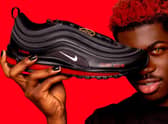 Little Naz advertising his Nike collab