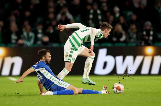 <p>Liam Shaw of Celtic. (Photo by Ian MacNicol/Getty Images)</p>