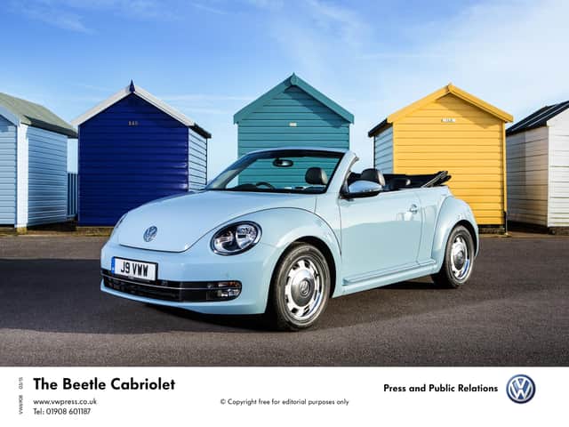 Visibility issues mean the VW Beetle convertible isn’t allowed to be used for driving tests