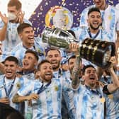 Can Argentina retain their trophy? (Photo by CARL DE SOUZA/AFP via Getty Images)