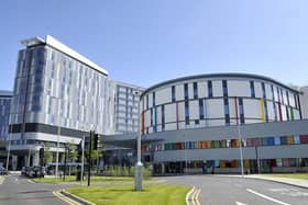 The boy was flown to the Royal Hospital for Children in Glasgow 