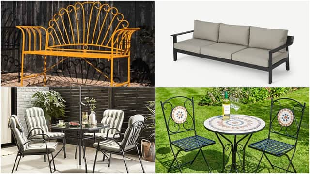 Best metal garden furniture: from round metal tables to benches