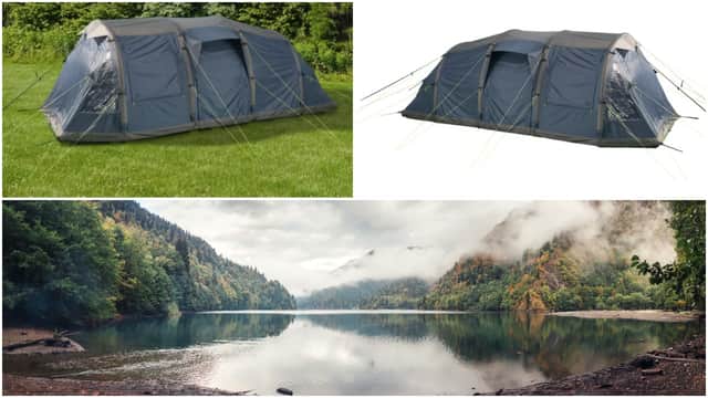 <p>Halfords 6-Person Air Tent review: we test the compact inflatable tent</p>