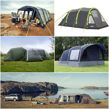 Best family tents UK 2022: 6 person inflatable, dome, and tunnel tents