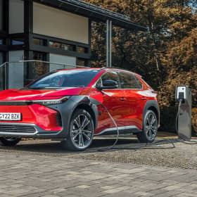 Toyota’s first plug-in battery electric car, the bZ4X