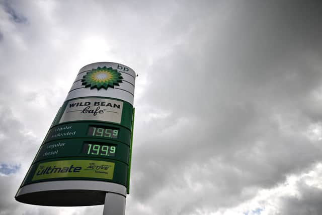 Forecourt prices have continued to climb depsite a fall in wholesale costs (Photo by BEN STANSALL/AFP via Getty Images)