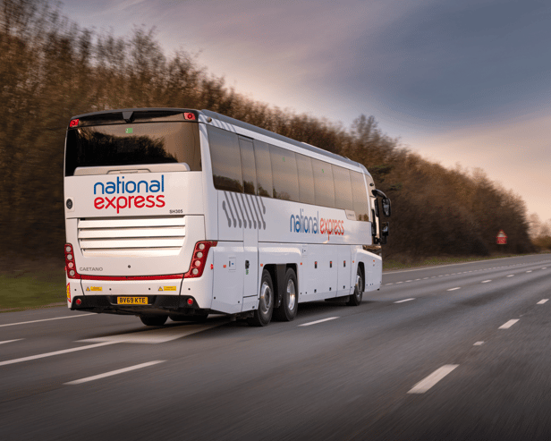 A National Express coach 