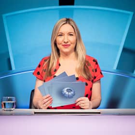 Victoria Coren Mitchell presenting Only Connect (Credit: BBC/Parasol Media Limited/Rory Lindsay)