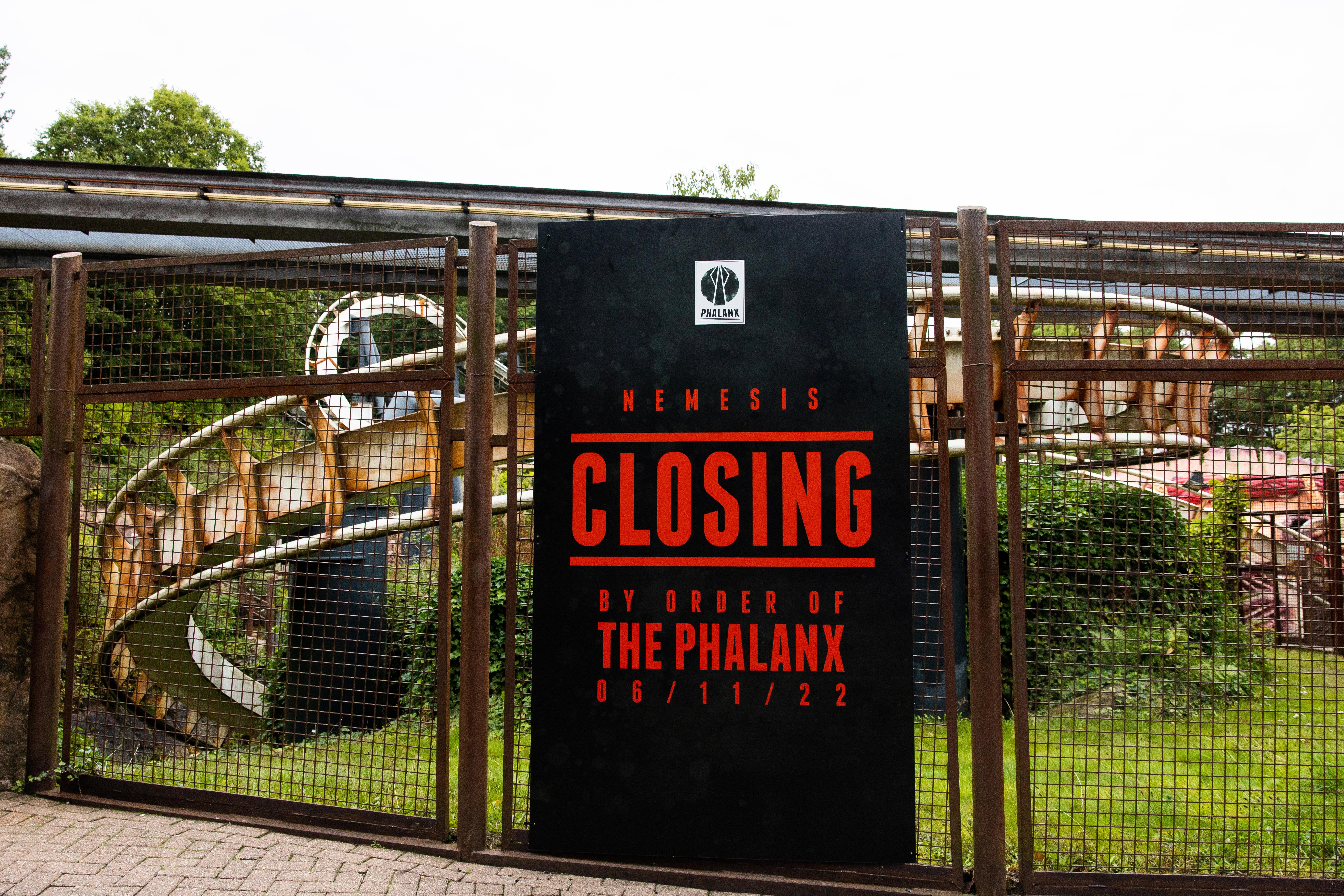 Alton Towers Nemesis closure: when, why and return date
