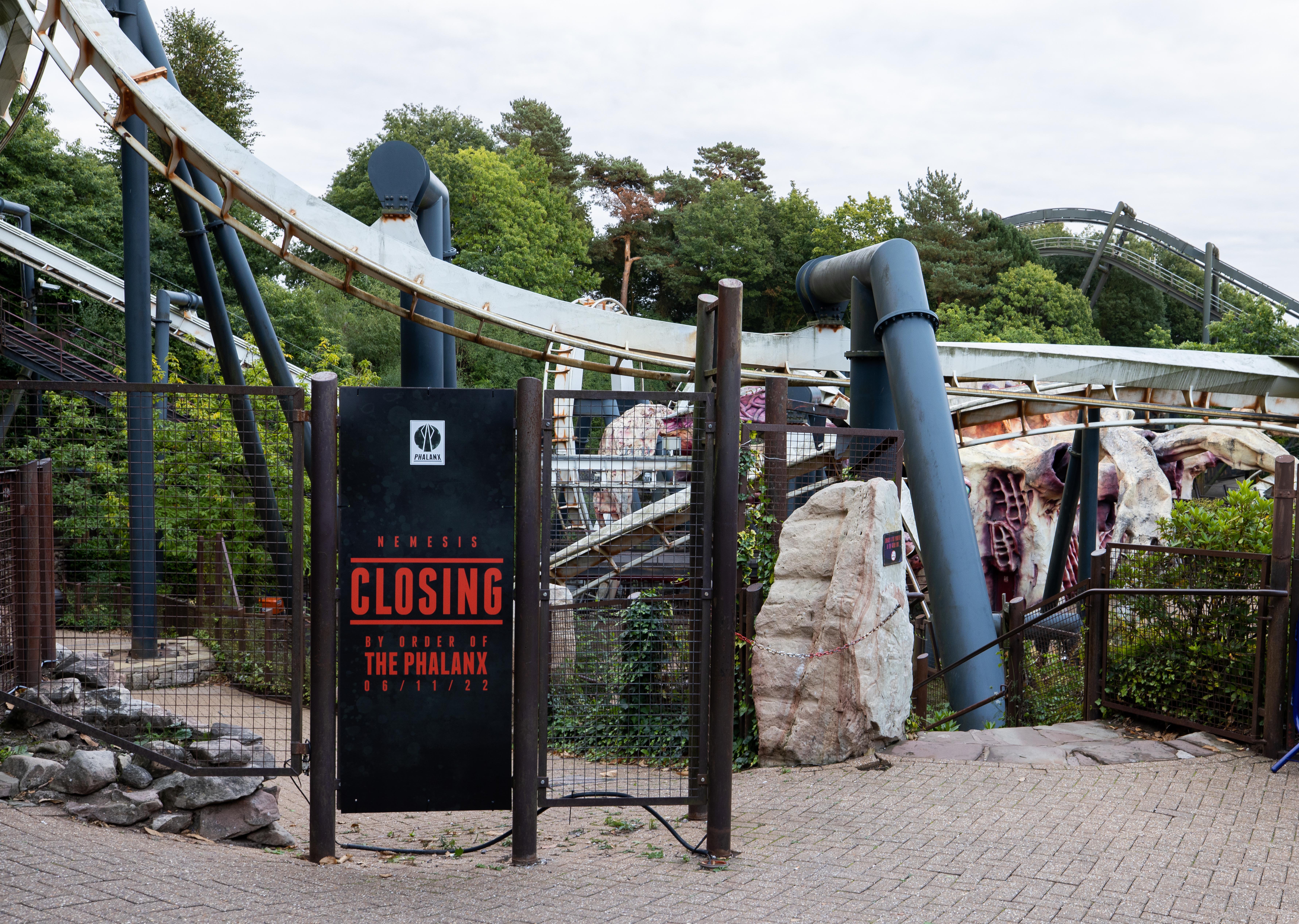 Alton Towers Nemesis closure: when, why and return date