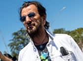 Ringo Starr attends Ringo’s Peace & Love Birthday Celebration at Beverly Hills Garden Park on July 7, 2022 in Beverly Hills, California.