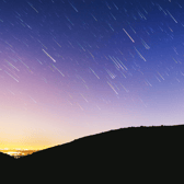 The meteor shower will be most visible on Wednesday evening.