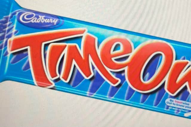 Cadbury’s replaced Time Out bars with Wafer Time Out bars in 2016. was introduced in the United Kingdom and Ireland in 1992, followed by Australia and New Zealand in 1995. Mainly sold in pairs, it consists of a ripple of milk chocolate between two wafers, smothered in Dairy Milk milk chocolate. The bar was originally sold under the slogan "the wafer break with a layer of Flake". Since 2016 it has been re-branded as a single-bar version called Time Out Wafer.