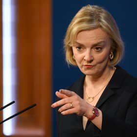 Liz Truss today sacked chancellor Kwasi Kwarteng. Photo: Getty