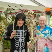 The Great British Bake Off hosts Noel Fielding and Matt Lucas during Halloween Week. 