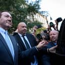 US actor Kevin Spacey gets into a car as he leaves the United States District Court for the Southern District of New York