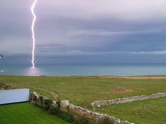 Dorset was battered by thunderstorms and a band of heavy rain overnight on the weekend. 