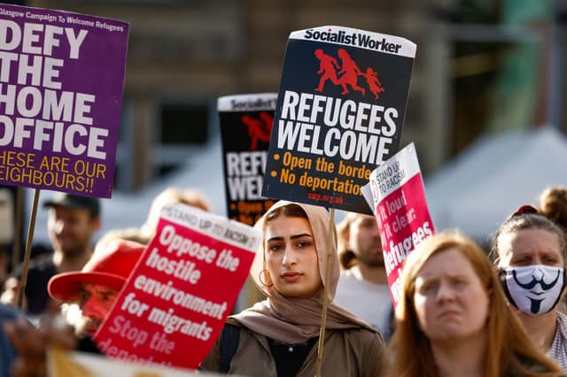 Glasgow is accommodating more asylum seekers than any other UK authority Credit: Getty Images