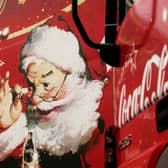The Coca-Cola Christmas trucks in Brussels, Belgium (Pic: Getty Images)