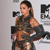 Noa Kirel attends the red carpet during the MTV Europe Music Awards 2022