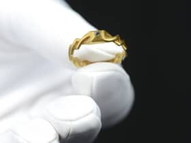 The ring which will be up for the auction later this month (Photo: Noonans) 