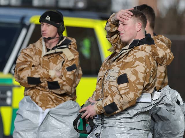 Army staff helped operate ambulance services during the COVID-19 pandemic.