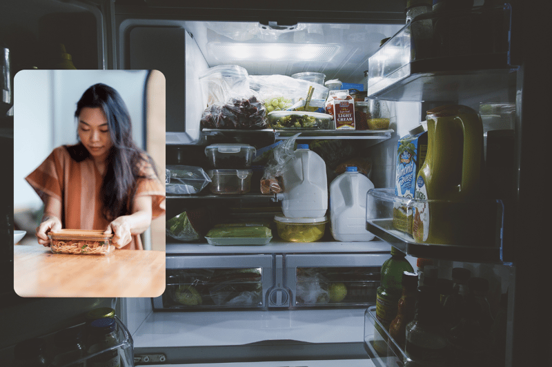 Remember - don’t overfill your fridge and allow your leftovers to cool down and have lots of room for cold air over Christmas!
