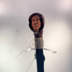 The cane with Jack the Ripper’s likeness carved into it (Photo: College of Policing) 