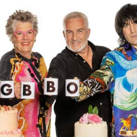 Noel Fielding, Paul Hollywood and Prue Leith return for The Great New Year Bake Off