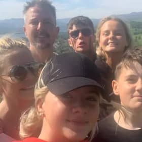 Quinton Bird, a property developer, was diagnosed with aggressive brain tumour six months after his wedding to Louise. Picture by Claudia Bird (Go Fund Me) 