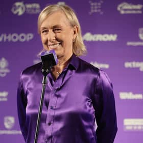 Martina Navratilova has been diagnosed with cancer. (Getty Images)