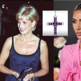 Kim Kardashian has paid a total of £163,800 for a necklace worn by Diana, Princess of Wales.