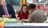 An emotional Susanna Reid seen attempting to comfort Levi Davis’ mum, Julie, who is struggling to hold back tears - Credit: ITV