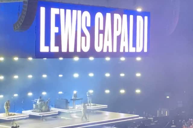 Lewis Capaldi at the OVO Hydro in Glasgow in 2023.