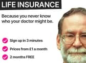 The offending advertisement features the image of one of Britain’s most notorious serial killers (Image: DeadHappy)