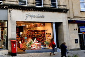 A Paperchase store pictured on Park Street, Bristol.